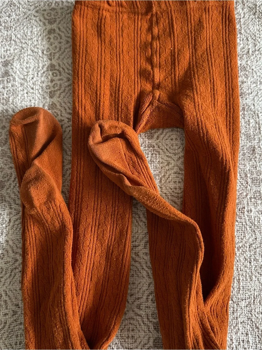 Little Stocking Co Cable Knit Tights | 7-8Y